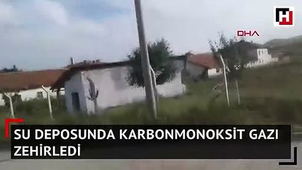 Su deposunda karbonmonoksit gazı zehirledi