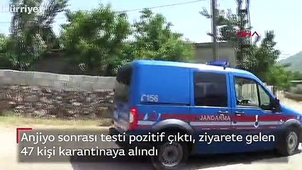 Download Video: Anjiyo sonrası testi pozitif çıktı, ziyarete gelen 47 kişi karantinaya alındı