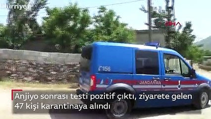 Anjiyo sonrası testi pozitif çıktı, ziyarete gelen 47 kişi karantinaya alındı