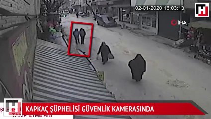 Kapkaç şüphelisi güvenlik kamerasında