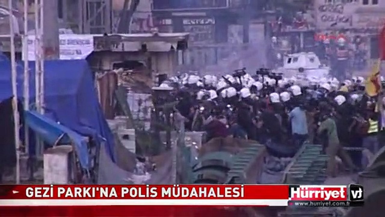 GEZİ PARKI'NA BÖYLE MÜDAHALE EDİLDİ