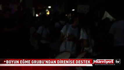 EYLEMLERE DAVULLU DESTEK