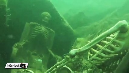 Göldeki iskeletlerin sırrı