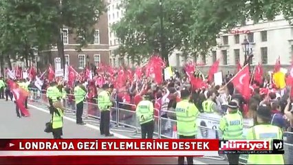 LONDRA'DAN GEZİ'YE DESTEK