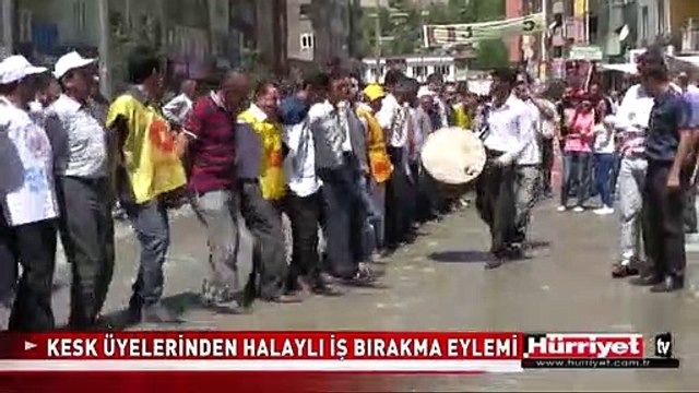 HAKKARİ'DE HALAYLI İŞ BIRAKMA EYLEMİ! TAKSİM GEZİ PARKI OLAYLARI