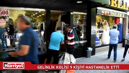 Gelinlik kolisi 9 kişiyi hastanelik etti! Muğla'da ilginç olay