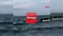 Yunanistan denizde ölüme terk etti, Türk Sahil Güvenlik ekipleri kurtardı