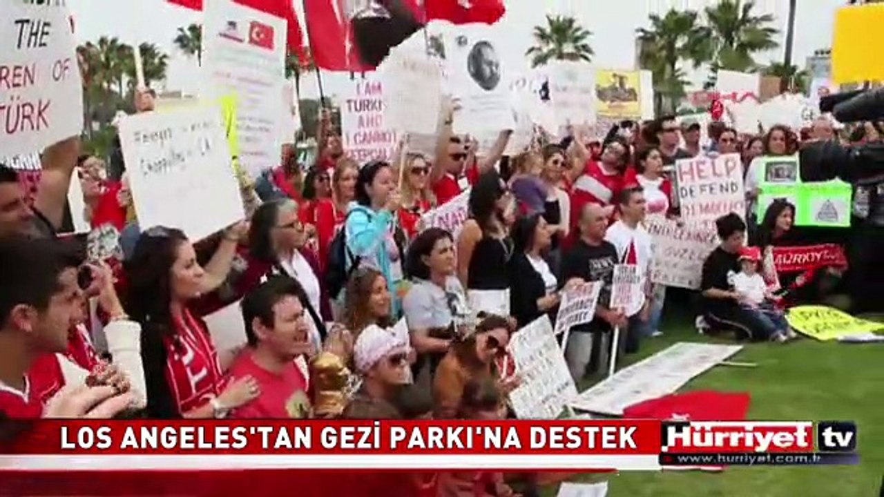 LOS ANGELES'TAN GEZİ PARKI'NA DESTEK