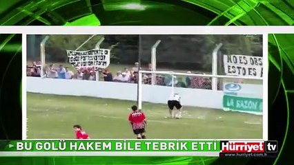 ATTIĞI GOLÜ HAKEM BİLE TEBRİK ETTİ