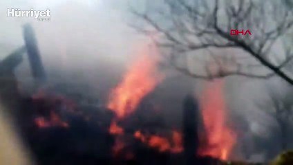 Son dakika... Rize Gölyayla Köyü'nde yangın