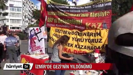 İzmir'de Gezi'nin yıldönümü