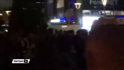 Kadıköy'de maç sonrası ortalık karıştı