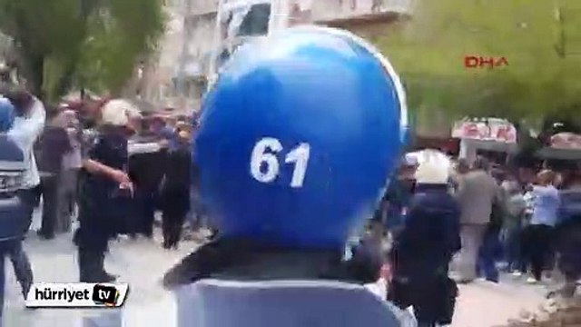 Miting sonrası gerginlik