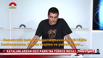 İSPANYOL TELEVİZYONUNDAN TAKSİM GEZİ PARKI İÇİN TÜRKÇE MESAJ