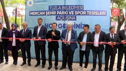 Tuzla'da işgalden kurtarılan 16 bin metrekare alan, park ve spor kompleksi oldu