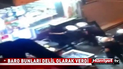 İZMİR BAROSU BU GÖRÜNTÜLERİ DELİL OLARAK VERDİ
