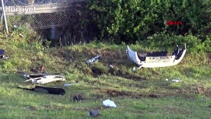 Son dakika! TEM'de feci kaza: Otomobil yan yola uçtu