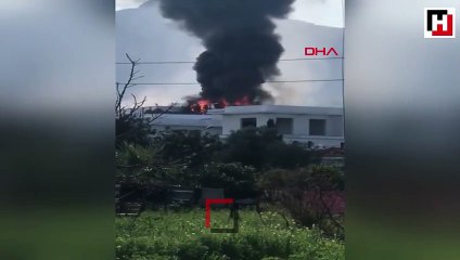 Kıbrıs’ta Girne Amerikan Üniversitesi’nde yangın