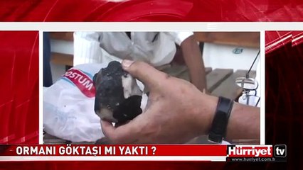 ÇANAKKALE'DE GÖKTAŞI DÜŞTÜ İDDİASI