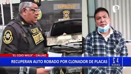 Policía recupera auto robado por clonador de placas