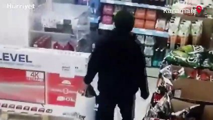 38 ildeki şubeden hırsızlık yapmış! Görüntüsü kayda geçen eski çalışan Karaman'da yakalandı