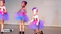 Koreografiye uymayan kızın muhteşem dansı