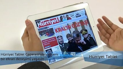 Hürriyet Tablet Gazetesi'yle yepyeni bir ekran deneyimi yaşayın
