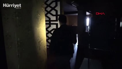 Polisten kaçmak için kıraathaneye tünel yapmışlar