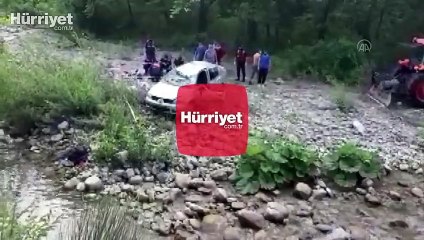 Kastamonu'da otomobil çaya devrildi: 3 ölü, 3 yaralı