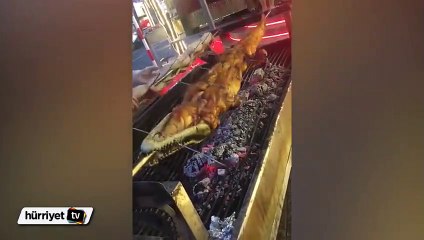 Siz hiç 'Timsah çevirme' gördünüz mü?