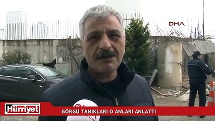 Görgü tanıkları o anları anlattı 'Kuleye çarptı'