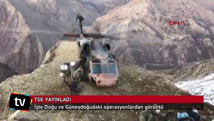 TSK az önce yayınladı! İşte operasyonlardan özel anlar