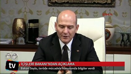 İçişleri Bakanı, terörle mücadele konusunda bilgiler verdi