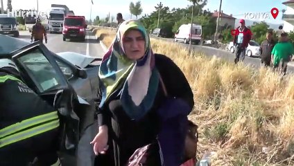 Eşi ve iki çocuğu kazada yaralanan kadından sürücüye 'köpek için fren' tepkisi