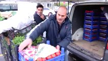 Yasak sonrası İstanbul Meyve Sebze Hali'nde yoğunluk