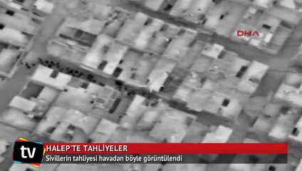 Halep'te tahliyeler ikinci gününde