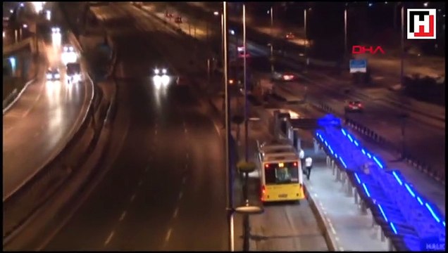 Haliç Köprüsü Metrobüs yolu iki gece kapalı olacak