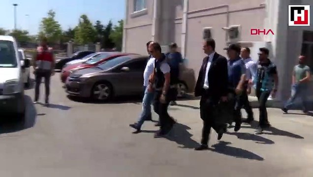 Hamile kadının bulunduğu araca saldıranlar adliyeye sevkedildi