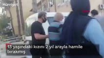 13 yaşındaki kızını 2 yıl arayla hamile bırakmış