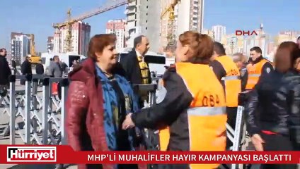 MHP'li muhalifler 'Hayır' kampanyasını başlattı