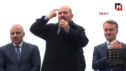 Bakan Soylu Hayrat'ta halka seslendi