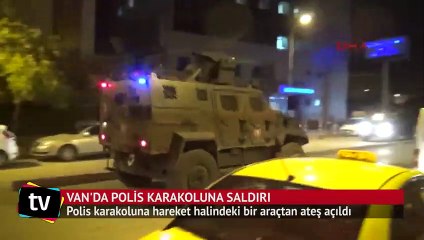 Van'da polis karakoluna saldırı