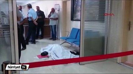 Harita mühendisi, yapı müdürlüğü'nde öldü