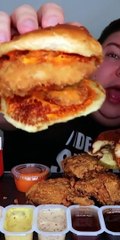 POPEYES FRIED CHICKEN MUKBANG‼️