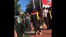 ODTÜ'de güvenlik görevlisi öğrenci yakınına kafa attı!