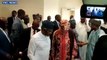 Moment Tinubu Arrives For Meeting With APC Governors, NWC Members