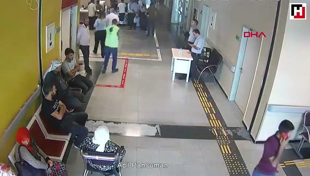 Güvenlik görevlisinin dikkati hayat kurtardı