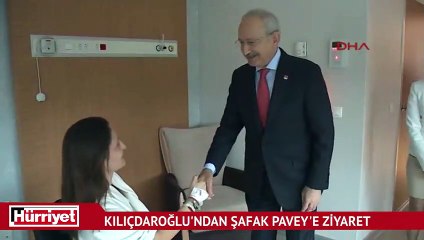 Kılıçdaroğlu'ndan Meclis'teki kavgada yaralanan Şafak Pavey'e ziyaret