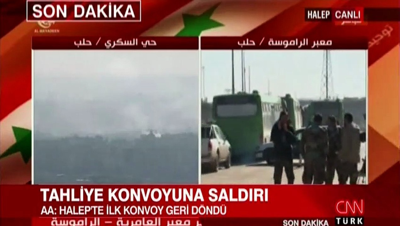 Halep'te son dakika.. Tahliye konvoyuna ateş açıldı!