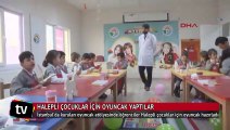 İlkokul öğrencileri Halepli çocuklar için oyuncak yaptı